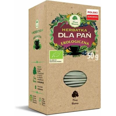 Herbata ziołowa organiczna dla kobiet - Wsparcie komfortu menstruacyjnego Herbata ziołowa organiczna dla kobiet - Wsparcie komfortu menstruacyjnego