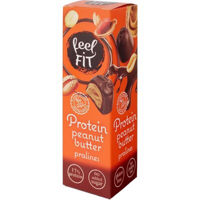 FEELFIT Białkowe Masło Orzechowe 33g - Białkowa Czekolada z Masłem Orzechowym FEELFIT Białkowe Masło Orzechowe 33g - Białkowa Czekolada z Masłem Orzechowym