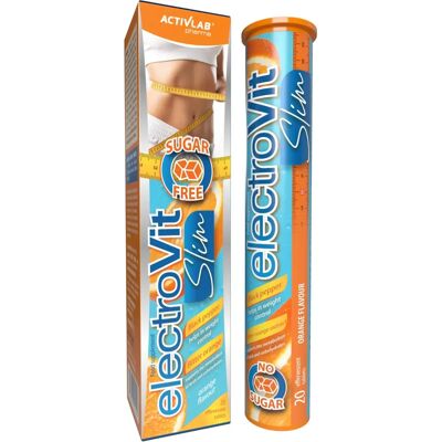 ActivLab ElectroVit Slim - Brausetabletten mit Elektrolyten - 20 Tabletten ActivLab ElectroVit Slim - Brausetabletten mit Elektrolyten - 20 Tabletten
