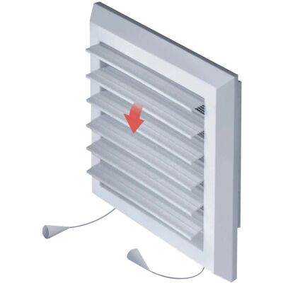 Awenta Plus griglia di ventilazione con persiana a corda fi 100/125 Awenta Plus griglia di ventilazione con persiana a corda fi 100/125