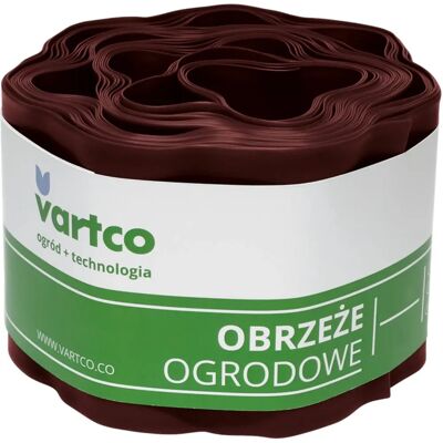 VARTCO - Borde De Césped Cama Ondulada - 20cm x9m - Marron - Lawn border - Publicité VARTCO - Borde De Césped Cama Ondulada - 20cm x9m - Marron - Lawn border - Publicité