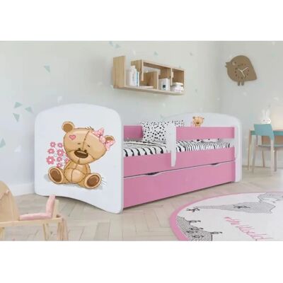 Kocot Kids - Babydreams Osito de peluche Flores Rosa - Bed - Publicité Kocot Kids - Babydreams Osito de peluche Flores Rosa - Bed - Publicité