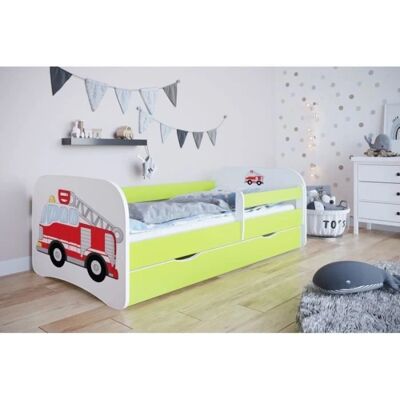 Lit de Sécurité Vert Babydreams de Kocot Kids - Lit pour Enfants - Publicité Lit de Sécurité Vert Babydreams de Kocot Kids - Lit pour Enfants - Publicité