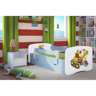 Lit Enfantin Babydreams Digger Blue avec Tiroir et Matelas - Publicité Lit Enfantin Babydreams Digger Blue avec Tiroir et Matelas - Publicité