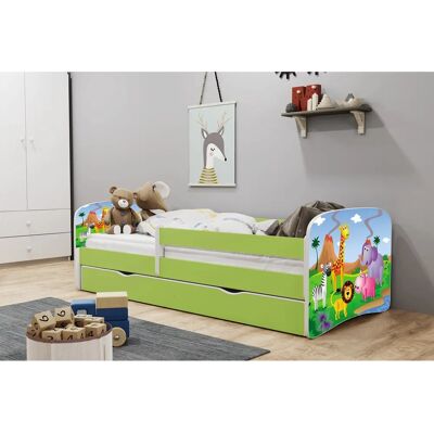 Lit enfant Babydreams - 140x70cm, réversible, avec tiroir & barrière - Publicité Lit enfant Babydreams - 140x70cm, réversible, avec tiroir & barrière - Publicité