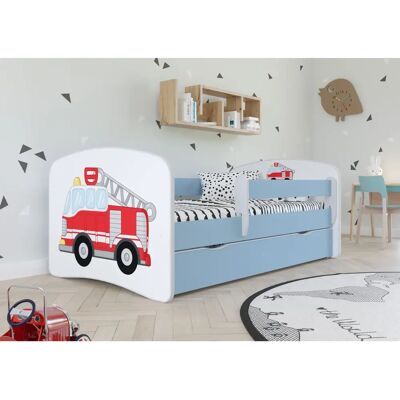 Lit enfant BabyDreams de Kocot Kids avec Matelas et Rangement - Bleu - Publicité Lit enfant BabyDreams de Kocot Kids avec Matelas et Rangement - Bleu - Publicité