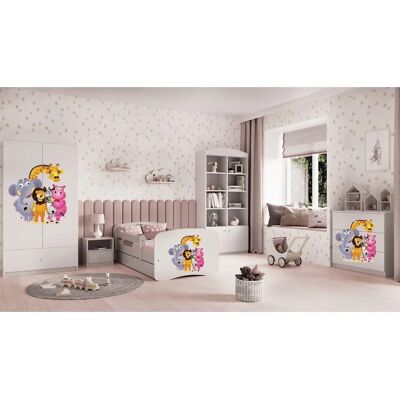 Lit Enfant Babydreams avec Rangement - Blanc - Publicité Lit Enfant Babydreams avec Rangement - Blanc - Publicité