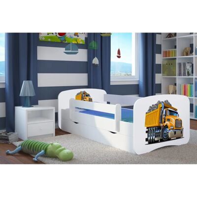 Lit enfant Babydreams 140x70 cm avec tiroir et garde-corps - Publicité Lit enfant Babydreams 140x70 cm avec tiroir et garde-corps - Publicité