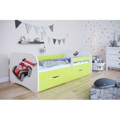Lit enfant Babydreams - Réversible avec tiroir - Vert - Lit enfant - Publicité Lit enfant Babydreams - Réversible avec tiroir - Vert - Lit enfant - Publicité