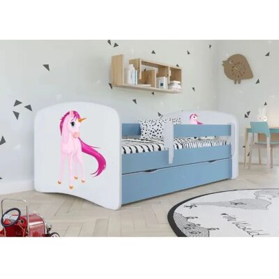 Kocot - Babydreams Unicorn Blue - 180x80 cm - Lit - Publicité Kocot - Babydreams Unicorn Blue - 180x80 cm - Lit - Publicité
