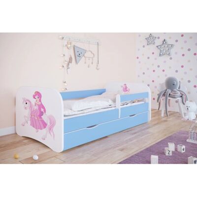Lit Enfant Kocot Réversible Bleu - Princesse sur Cheval - Lit Enfant - Publicité Lit Enfant Kocot Réversible Bleu - Princesse sur Cheval - Lit Enfant - Publicité