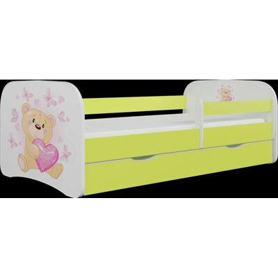 Lit enfant Babydreams - 180x80cm, Vert, Réversible, avec tiroir - Publicité Lit enfant Babydreams - 180x80cm, Vert, Réversible, avec tiroir - Publicité