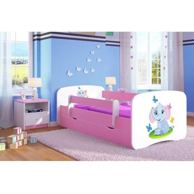 Lit pour enfants Rose Babydreams avec tiroir & Matelas - Publicité Lit pour enfants Rose Babydreams avec tiroir & Matelas - Publicité