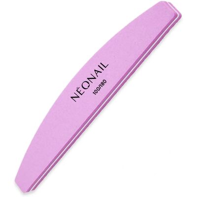 NEONAIL Pink/ Violet Trapeze Nail File - Nail Buffer - 100/180 NEONAIL Pink/ Violet Trapeze Nail File - Nail Buffer - 100/180