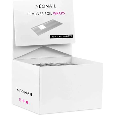 NEONAIL Plicuri de Folie pentru Îndepărtarea Lacului Gel 100 bucăți NEONAIL Plicuri de Folie pentru Îndepărtarea Lacului Gel 100 bucăți