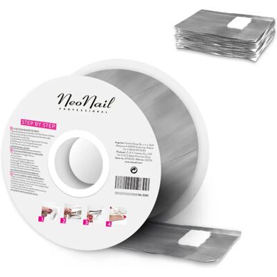 NeoNail Verwijder Foil Wraps - 250 stuks NeoNail Verwijder Foil Wraps - 250 stuks