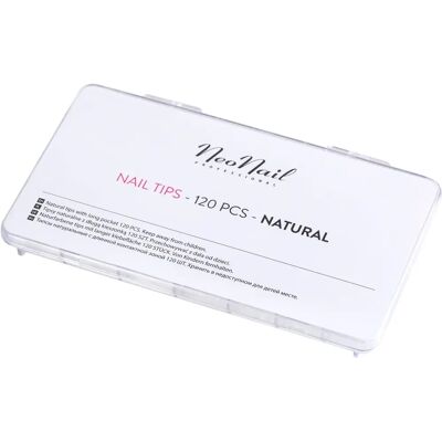 NEONAIL Tips pentru Unghii - Naturale 120 buc NEONAIL Tips pentru Unghii - Naturale 120 buc