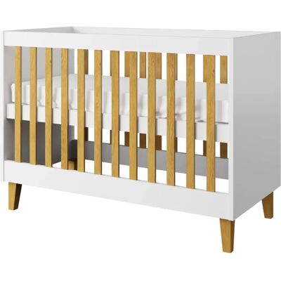 Lit enfant Kocot Kacper blanc avec tiroir et barrière de sécurité - Publicité Lit enfant Kocot Kacper blanc avec tiroir et barrière de sécurité - Publicité
