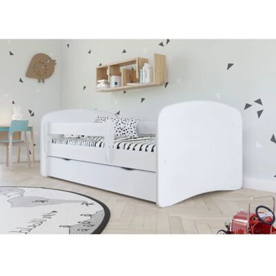 Lit enfant Babydreams - Réversible avec tiroir & barres - Publicité Lit enfant Babydreams - Réversible avec tiroir & barres - Publicité