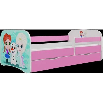 Lit enfant Kocot Rose 160 x 80 cm avec Matelas - Publicité Lit enfant Kocot Rose 160 x 80 cm avec Matelas - Publicité