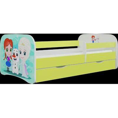 Babydreams - Kocot - 160x80 - Frozen Land Green - Kids bed - Publicité Babydreams - Kocot - 160x80 - Frozen Land Green - Kids bed - Publicité