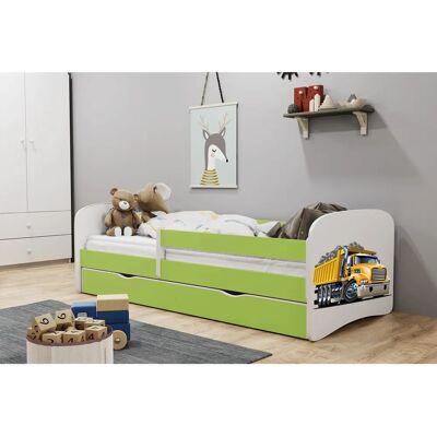 Lit pour enfants Babydreams - Réversible avec tiroir et barrière de sécurité - 160x80 cm - Publicité Lit pour enfants Babydreams - Réversible avec tiroir et barrière de sécurité - 160x80 cm - Publicité