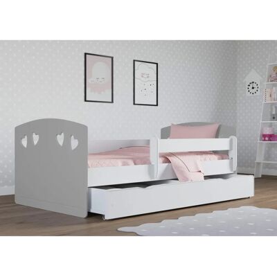 Lit enfant Kocot Modèle Julia - Gris - Publicité Lit enfant Kocot Modèle Julia - Gris - Publicité