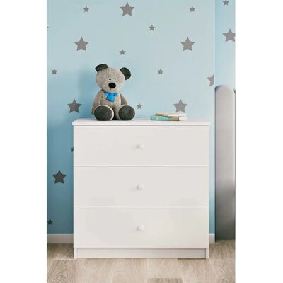 Cómoda 3 cajones Kocot Kids Babydream - Blanco - Muebles para bebé Cómoda 3 cajones Kocot Kids Babydream - Blanco - Muebles para bebé
