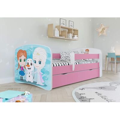 Lit enfant Kocot 140x70cm avec tiroir et matelas - Lit enfant - Publicité Lit enfant Kocot 140x70cm avec tiroir et matelas - Lit enfant - Publicité