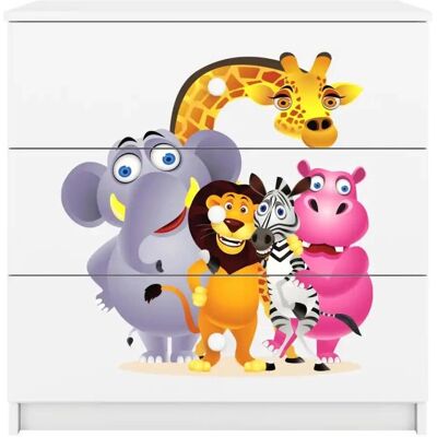 Babydreams Zoo Weiß - Kommode Babydreams Zoo Weiß - Kommode