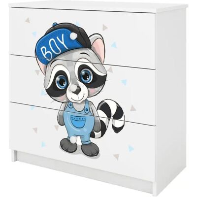 Babydreams Raccoon Weiß Modern Kommode - Möbel Babydreams Raccoon Weiß Modern Kommode - Möbel