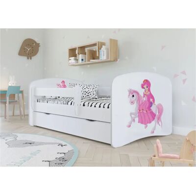 Lit pour enfants Babydreams blanc réversible avec matelas - Publicité Lit pour enfants Babydreams blanc réversible avec matelas - Publicité