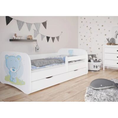 Lit réversible Kocot Kids avec rangement - Lit pour enfants, 180x80 cm - Publicité Lit réversible Kocot Kids avec rangement - Lit pour enfants, 180x80 cm - Publicité