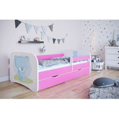 Lit Enfant Babydreams Rose avec Tiroirs - Lit pour Enfants - Publicité Lit Enfant Babydreams Rose avec Tiroirs - Lit pour Enfants - Publicité