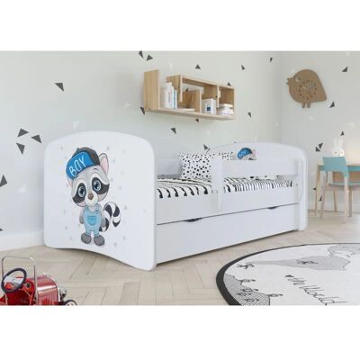 Babydreams Kinderbett - Umkehrbar mit Schublade - Weiß Babydreams Kinderbett - Umkehrbar mit Schublade - Weiß