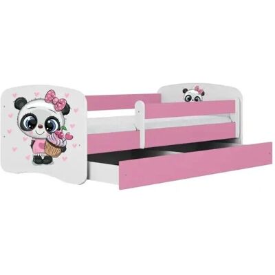 Babydreams Pink Kinderbett - Reversibel mit Schubladen - 140x70cm Babydreams Pink Kinderbett - Reversibel mit Schubladen - 140x70cm