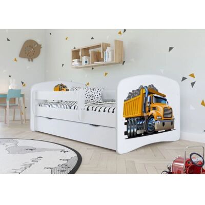Lit pour enfants Babydreams - Réversible avec tiroir et barrière - Publicité Lit pour enfants Babydreams - Réversible avec tiroir et barrière - Publicité