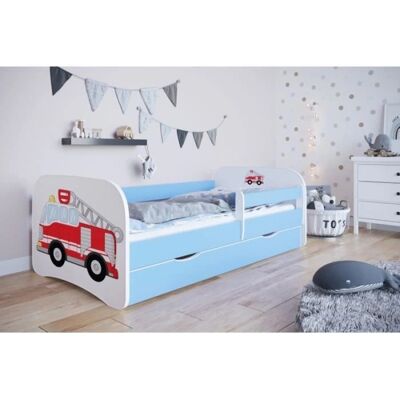 Babydreams Kinderbett Blau - Reversibel mit Stauraum Babydreams Kinderbett Blau - Reversibel mit Stauraum