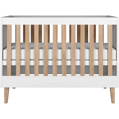 Cuna Kubi Blanca de Kocot Kids - Altura ajustable - 60x120 cm Cuna Kubi Blanca de Kocot Kids - Altura ajustable - 60x120 cm