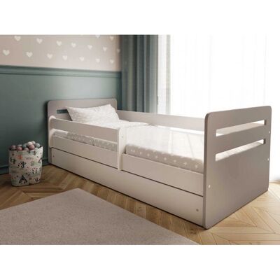 Cama infantil gris Tomi de Kocotkids - Soporta hasta 100kg Cama infantil gris Tomi de Kocotkids - Soporta hasta 100kg