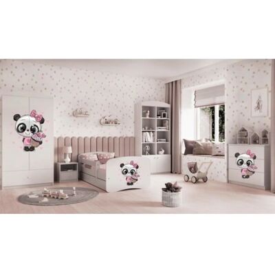 Lit enfant Kocot 160x80cm avec tiroir Panda blanc - Lit enfant - Publicité Lit enfant Kocot 160x80cm avec tiroir Panda blanc - Lit enfant - Publicité