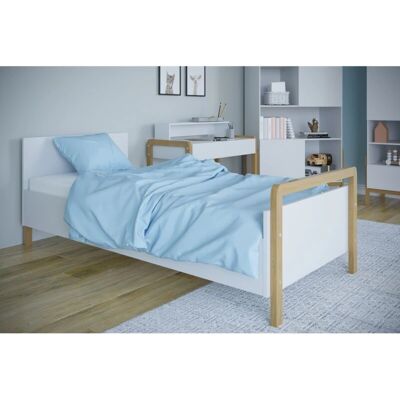 Cama infantil blanca Victor de Kocotkids - Ecológica y segura Cama infantil blanca Victor de Kocotkids - Ecológica y segura