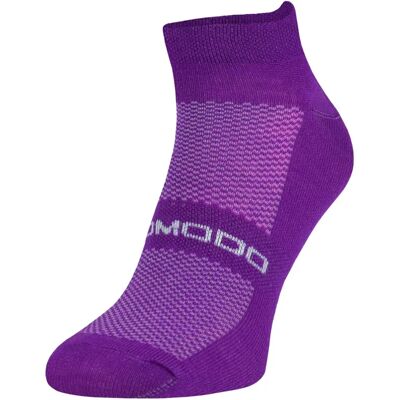 Comodo Merino Wool Enkel Trail Sport Running Sokken - Fuchsia Comodo Merino Wool Enkel Trail Sport Running Sokken - Fuchsia
