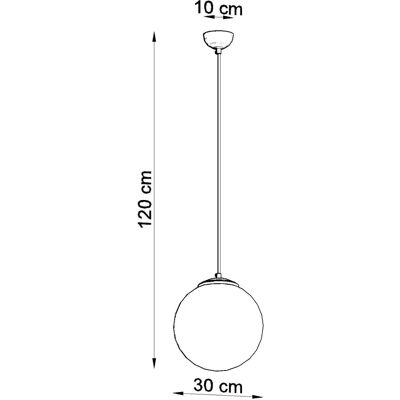 Sollux UGO 30 White Gold Pendant Light - Pendant Light Sollux UGO 30 White Gold Pendant Light - Pendant Light