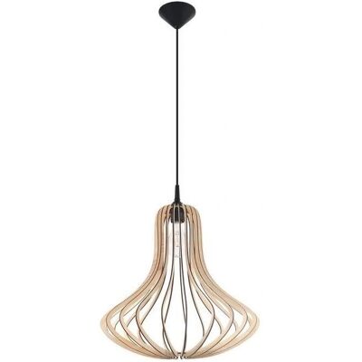 Lámpara colgante de estructura de alambre natural de madera Sollux ELZA - Lámpara colgante Lámpara colgante de estructura de alambre natural de madera Sollux ELZA - Lámpara colgante