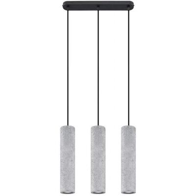 Suspension Sollux LUVO SL.0655 Gris GU10 - Lampe Suspendue - Publicité Suspension Sollux LUVO SL.0655 Gris GU10 - Lampe Suspendue - Publicité