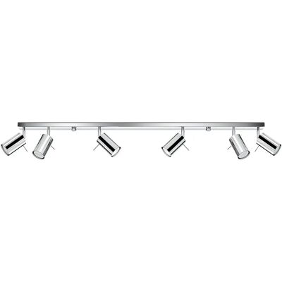 Sollux Lighting Sollux RING 6L Luz de Techo en Cromo - Lámpara de Techo Sollux Lighting Sollux RING 6L Luz de Techo en Cromo - Lámpara de Techo