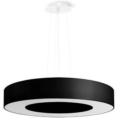 Sollux Saturno Pendelleuchte - Modern Schwarze Zylinderlampe Sollux Saturno Pendelleuchte - Modern Schwarze Zylinderlampe