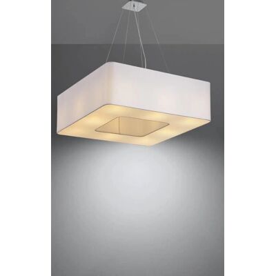 Sollux Sollux URANO SL.0783 Quaderförmige Pendelleuchte Weiß 60cm E27 - Pendelleuchte Sollux Sollux URANO SL.0783 Quaderförmige Pendelleuchte Weiß 60cm E27 - Pendelleuchte