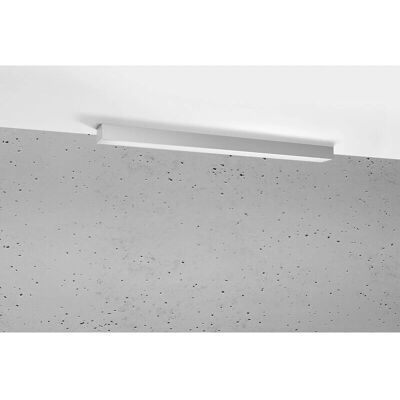 Luminaire encastré linéaire LED intégrée gris 145cm Sollux TH.064 - Publicité Luminaire encastré linéaire LED intégrée gris 145cm Sollux TH.064 - Publicité